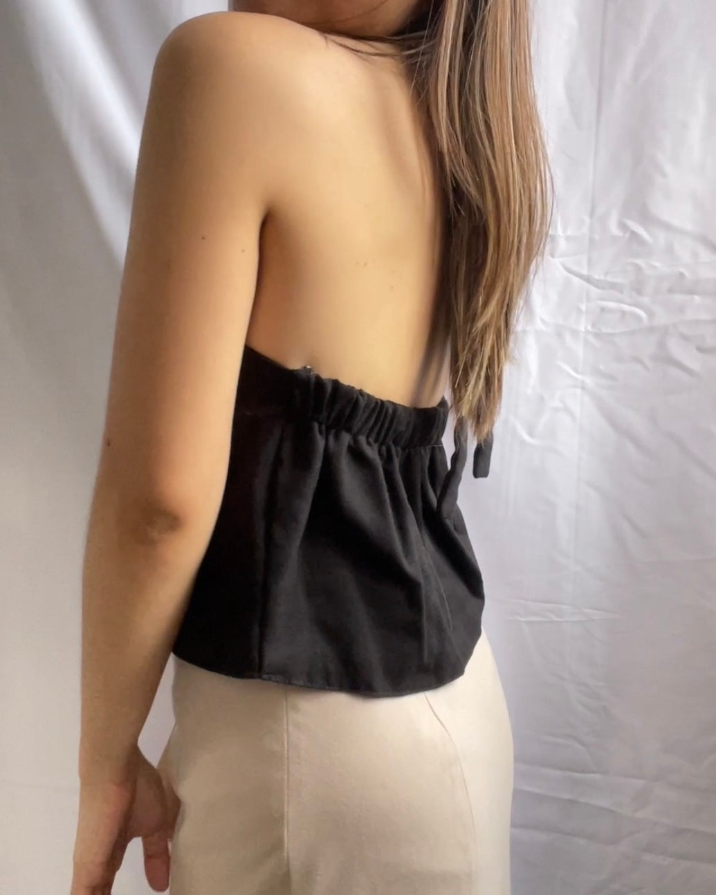 MAXINE Flowy Halter Top